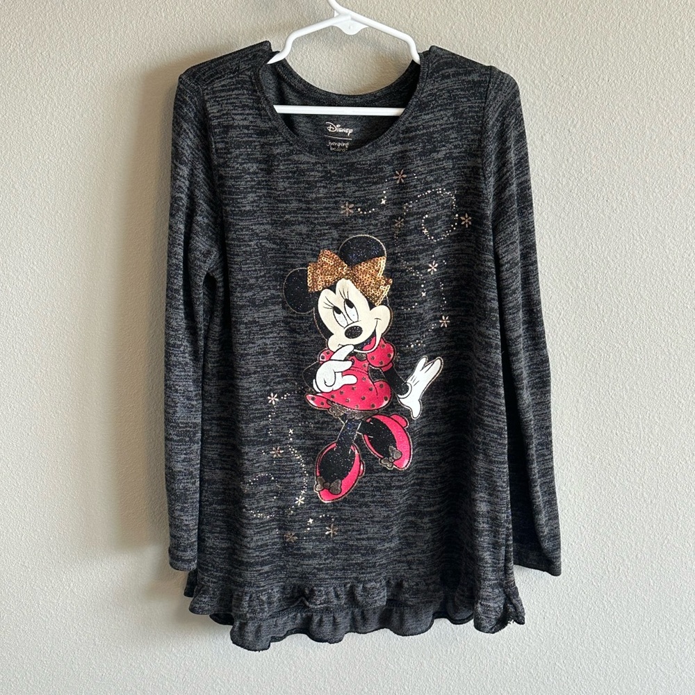 Minnie Mouse Disney Jumping Beans Girls Long Sleeve Shirt - Size 7